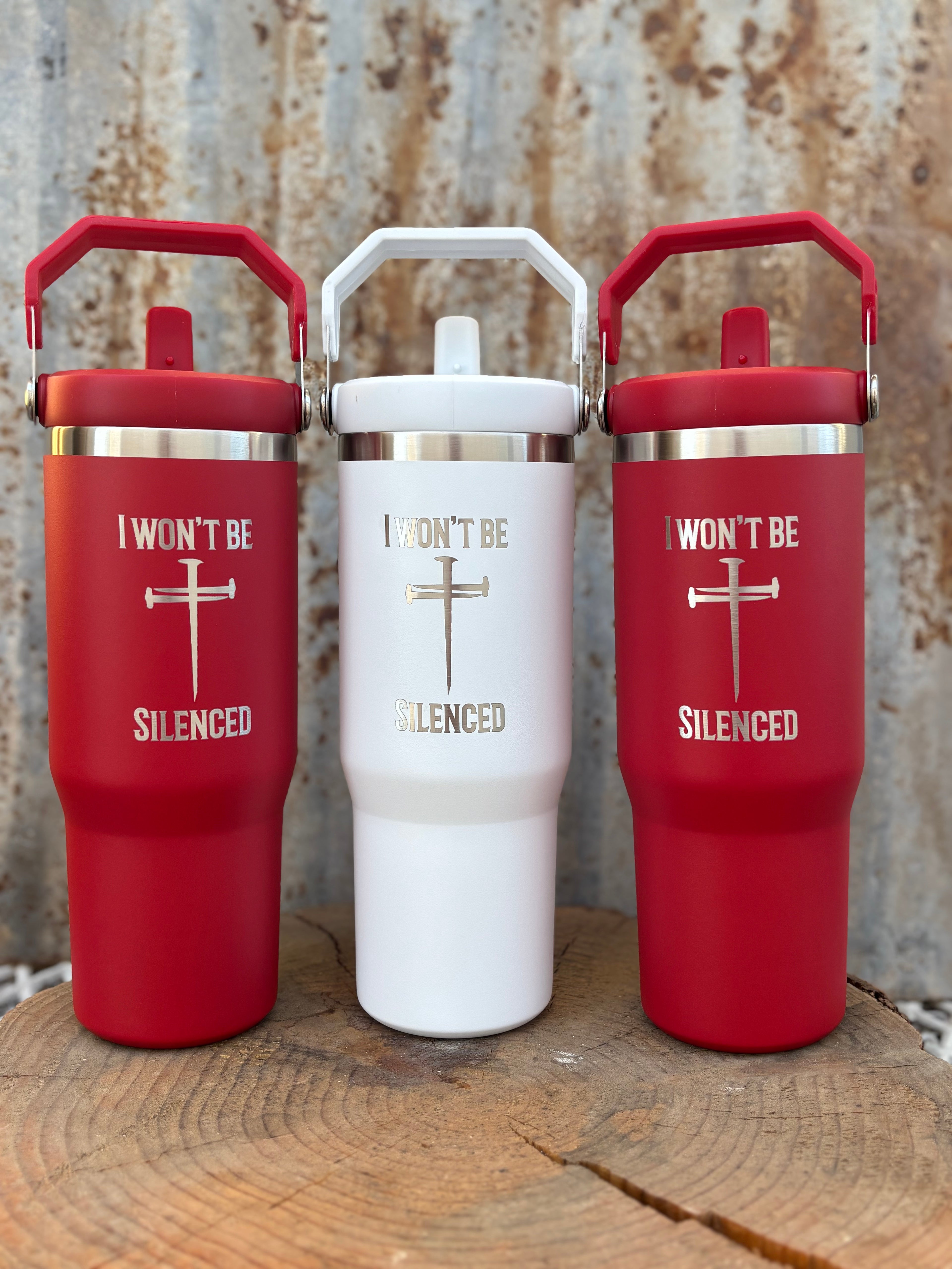 Custom Laser-Engraved Tumblers