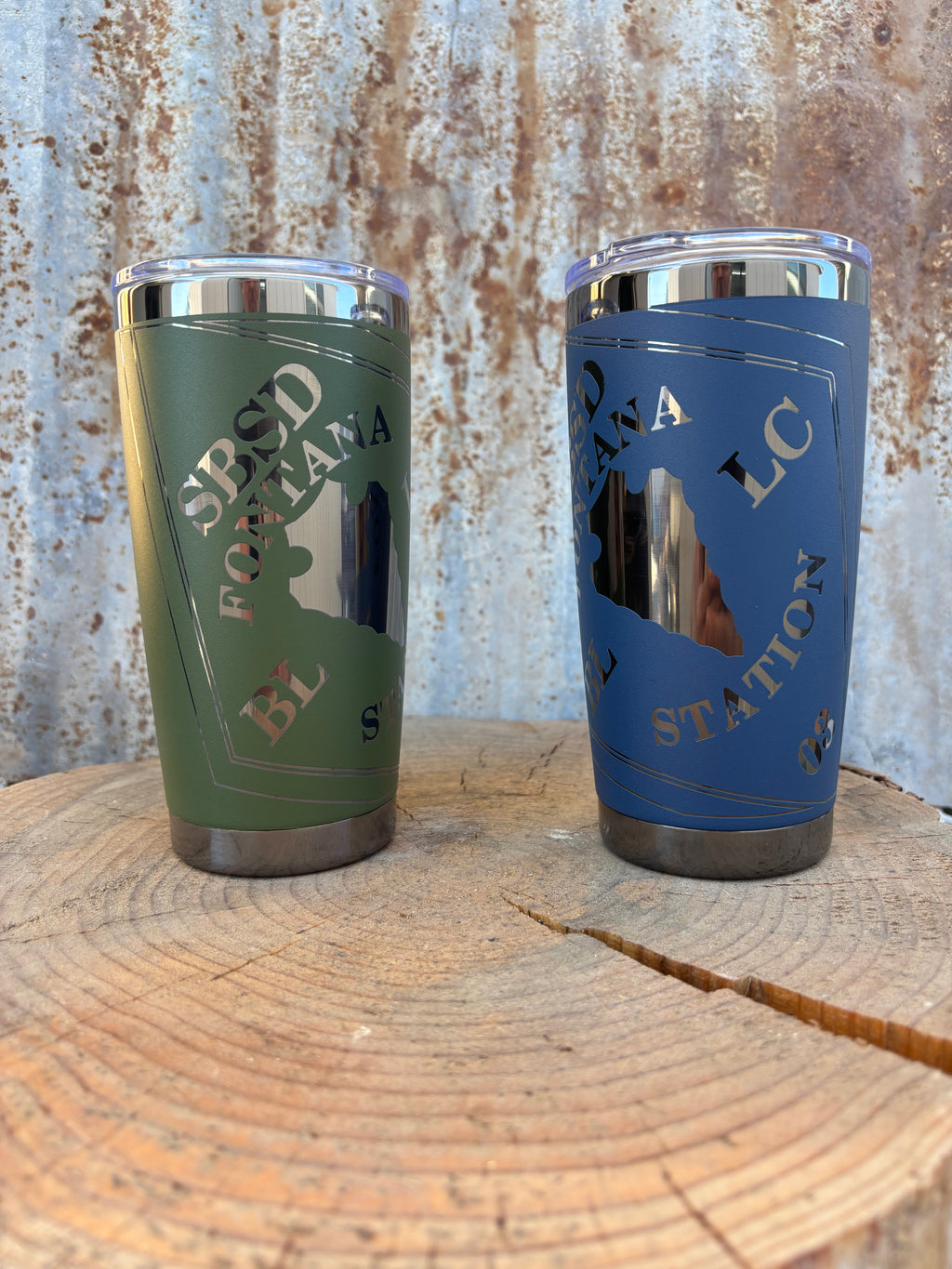 Custom Laser-Engraved Tumblers