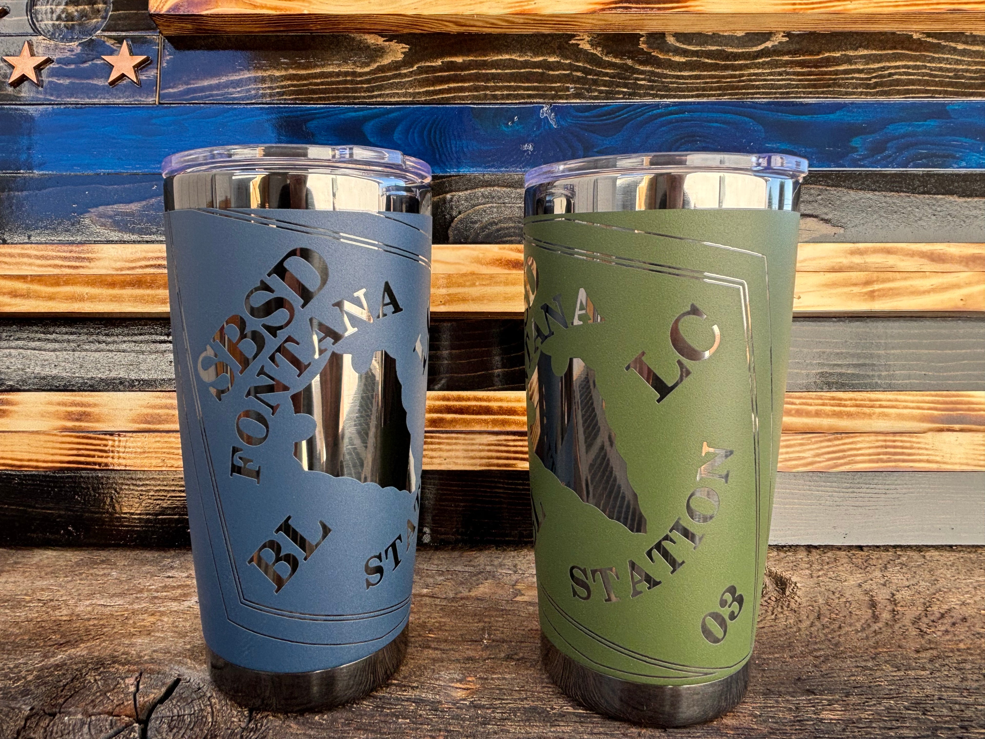 Custom Laser-Engraved Tumblers