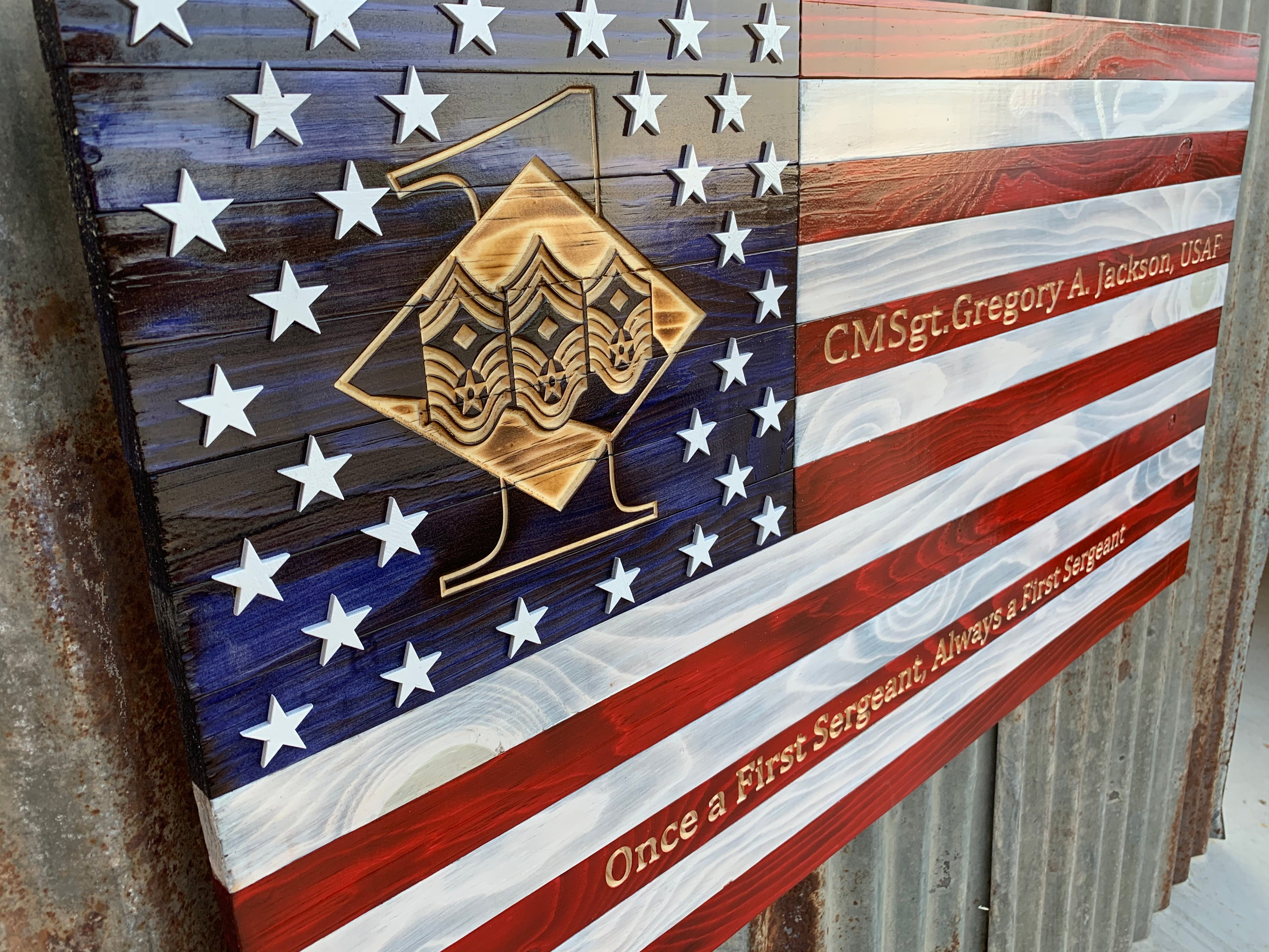 Custom Wooden Flags – Patriotic & Personalized Designs