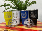 Custom Laser-Engraved Tumblers