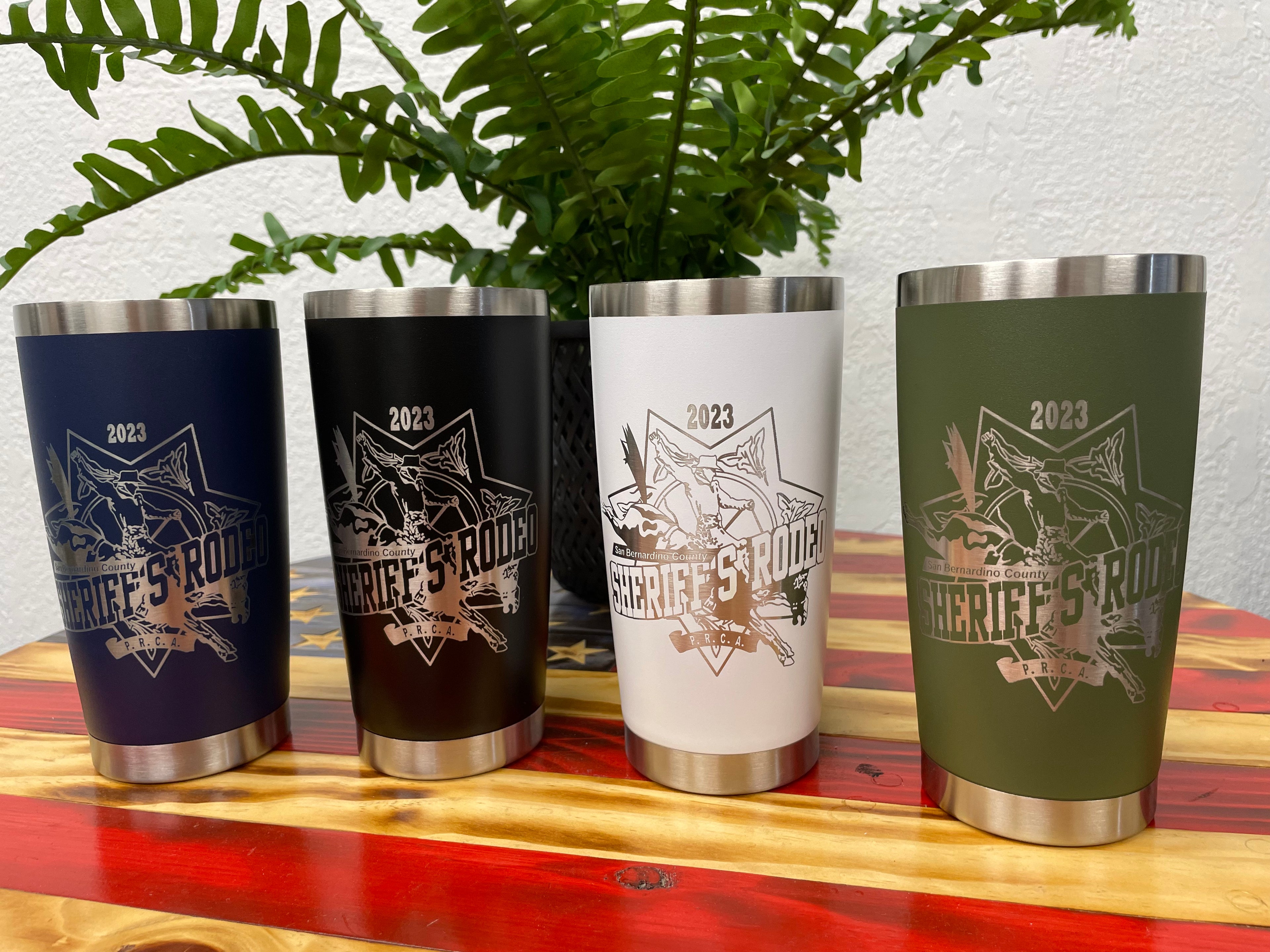 Custom Laser-Engraved Tumblers