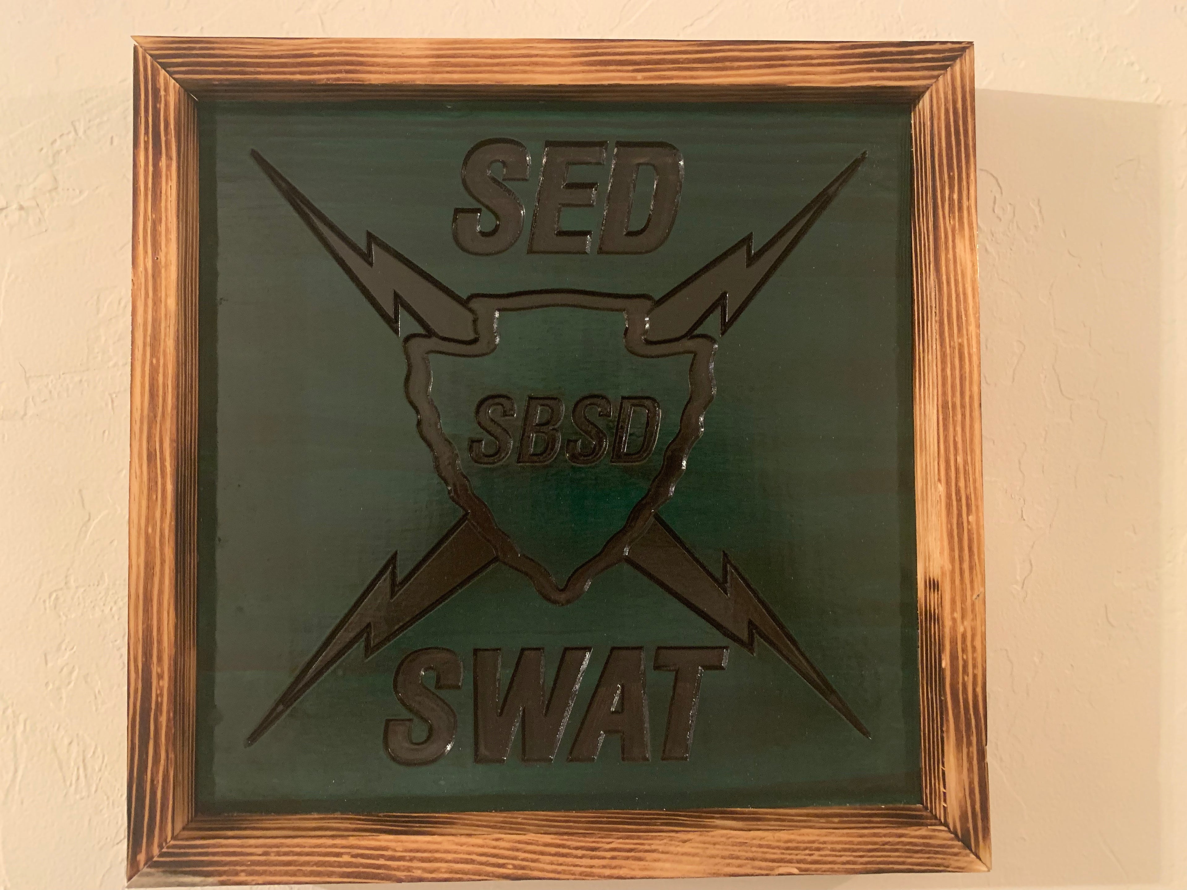 Square wood Framed Pieces