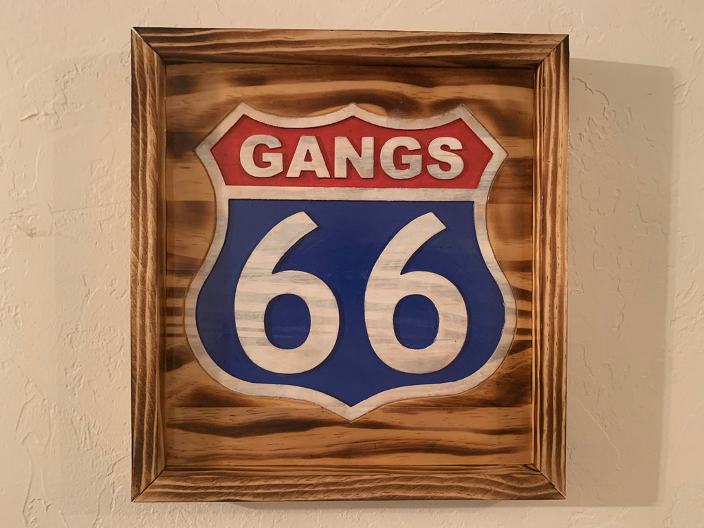 Square wood Framed Pieces