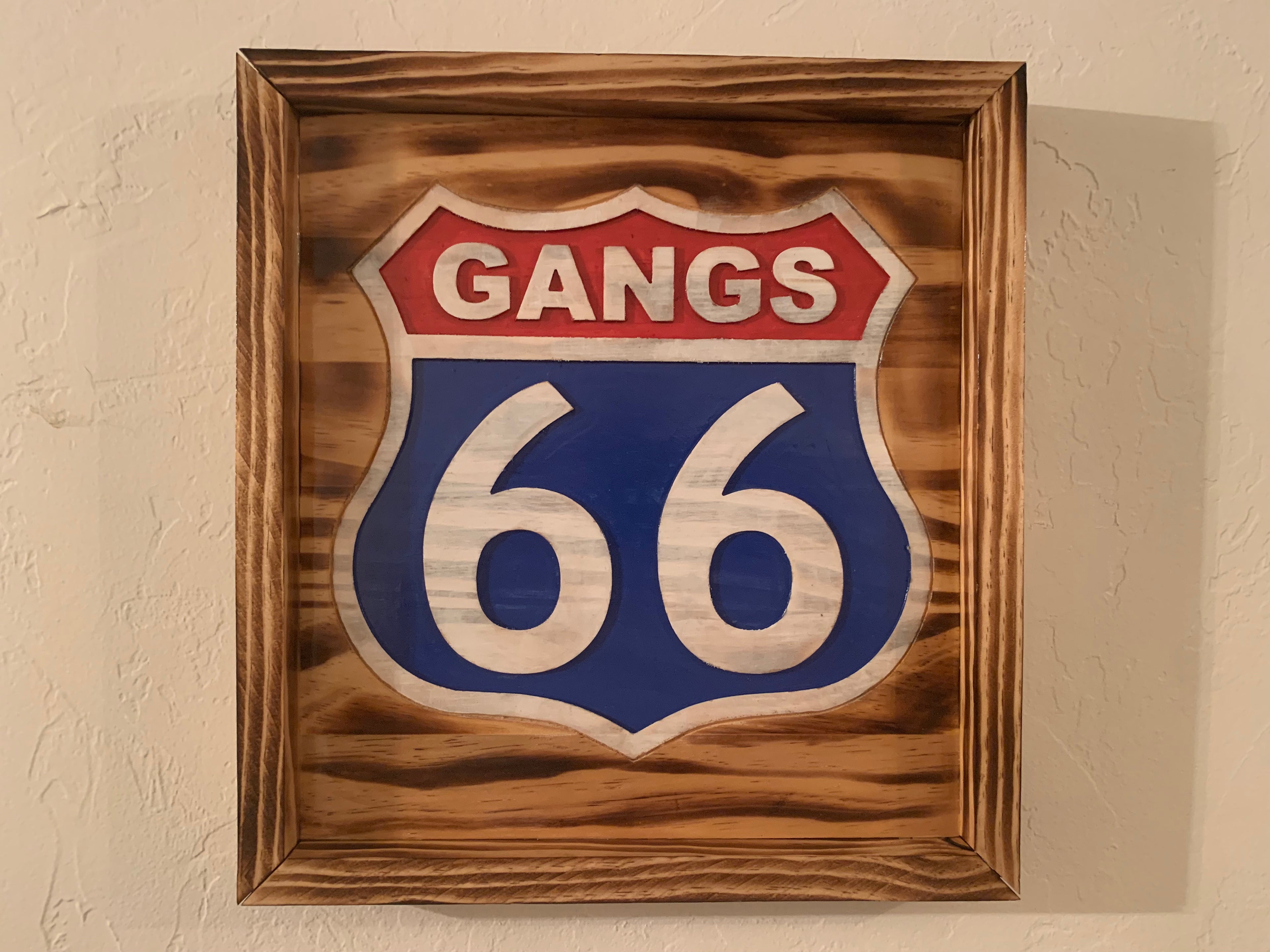 Square wood Framed Pieces