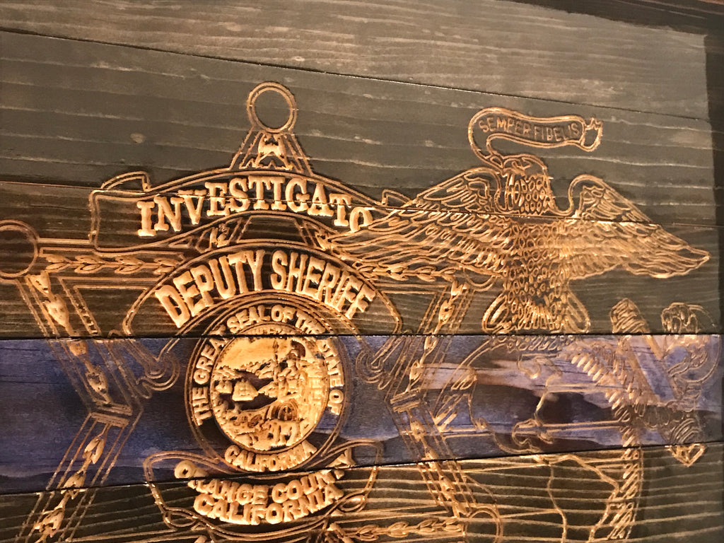 Square wood Framed Pieces