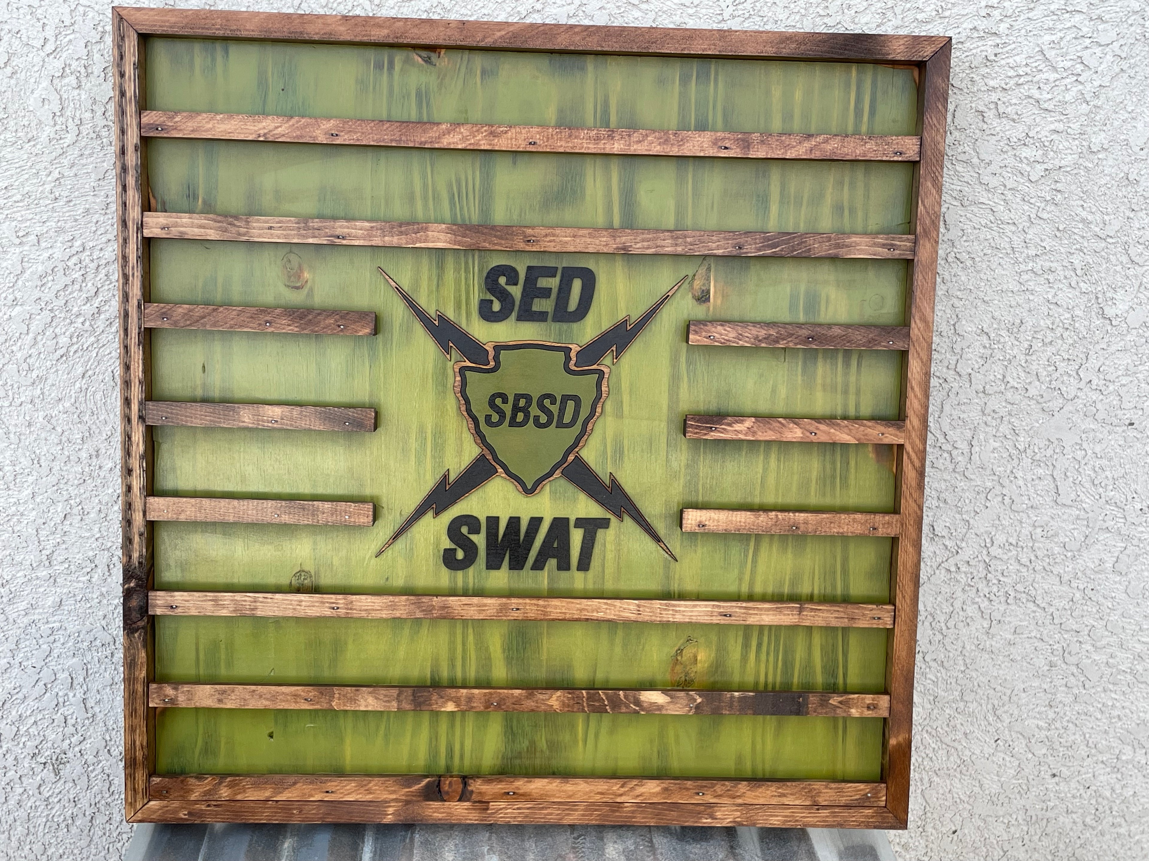 Wood Challenge Coin Displays