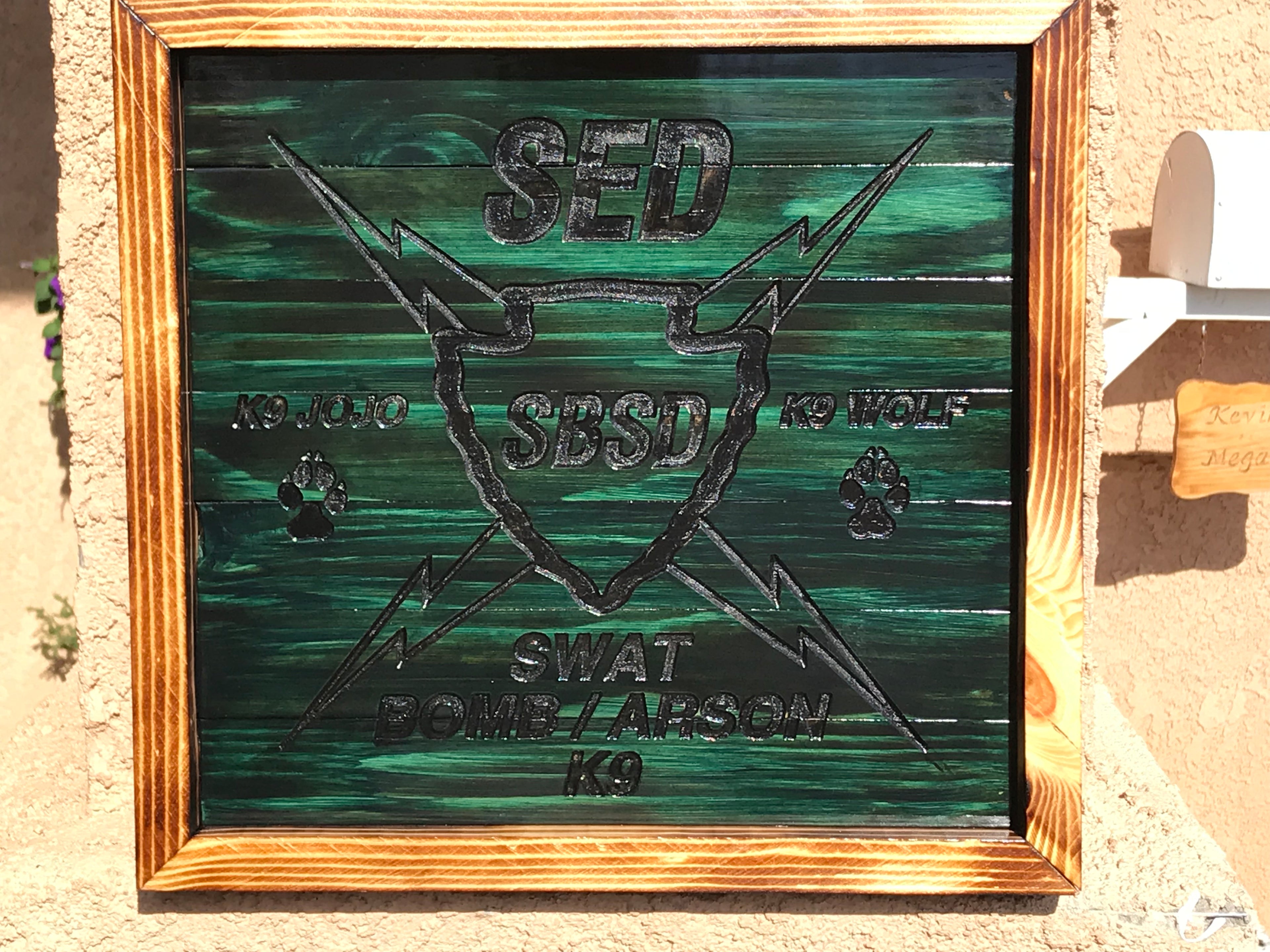 Square wood Framed Pieces