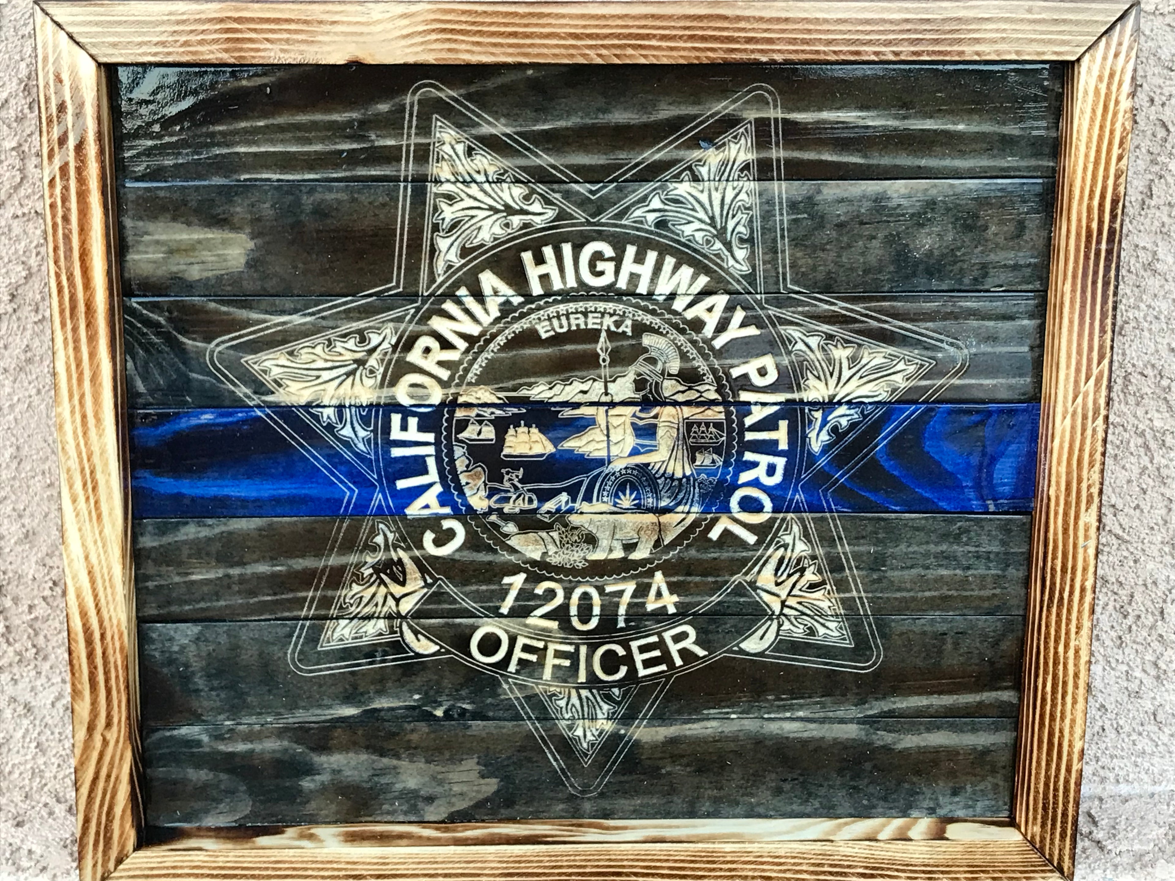 Square wood Framed Pieces