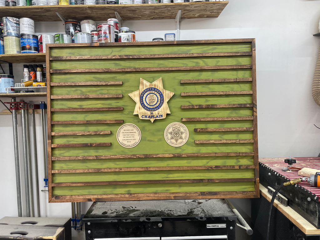 Wood Challenge Coin Displays
