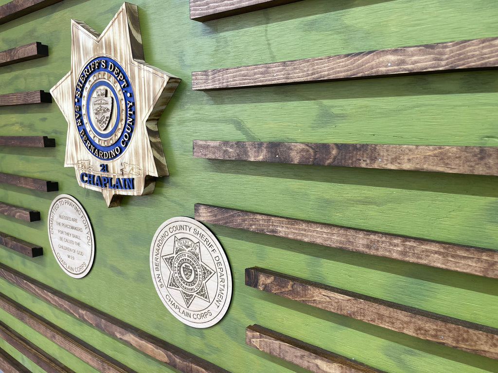 Wood Challenge Coin Displays