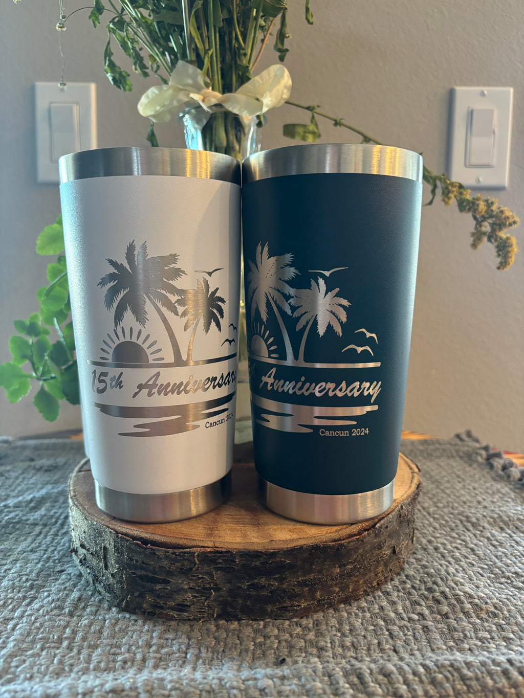 Custom Laser-Engraved Tumblers