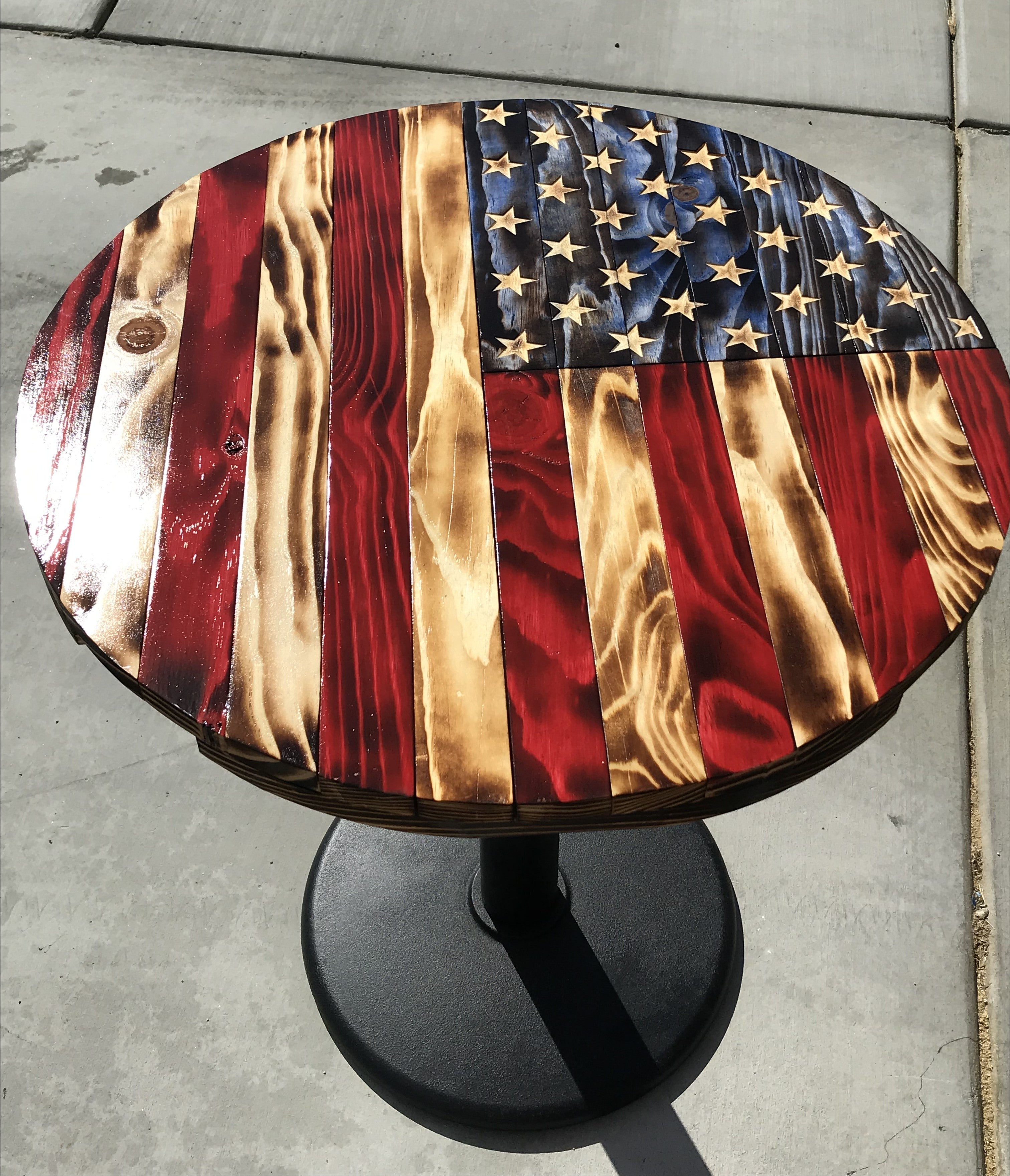 Custom Wood Pub Table