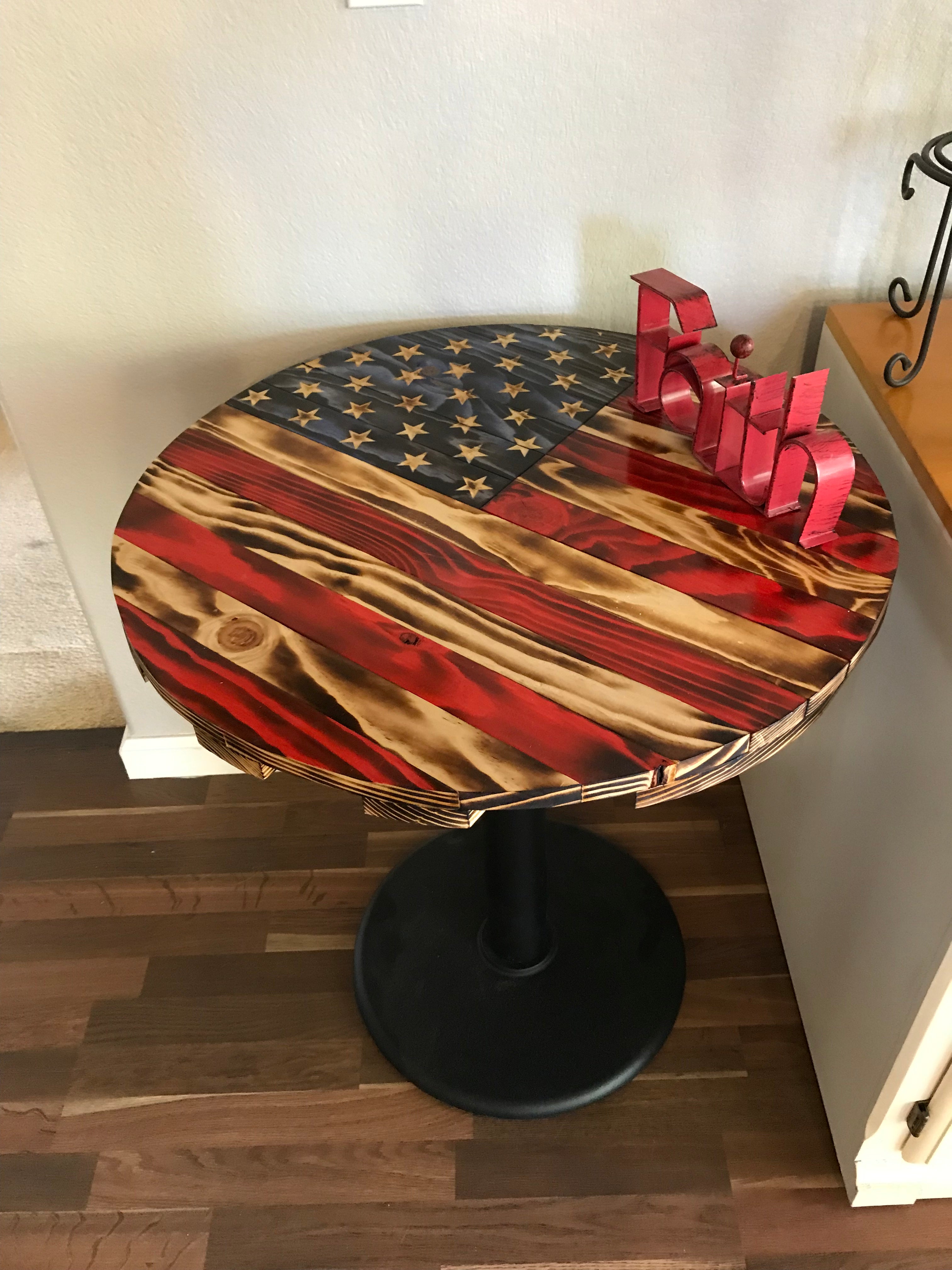 Custom Wood Pub Table
