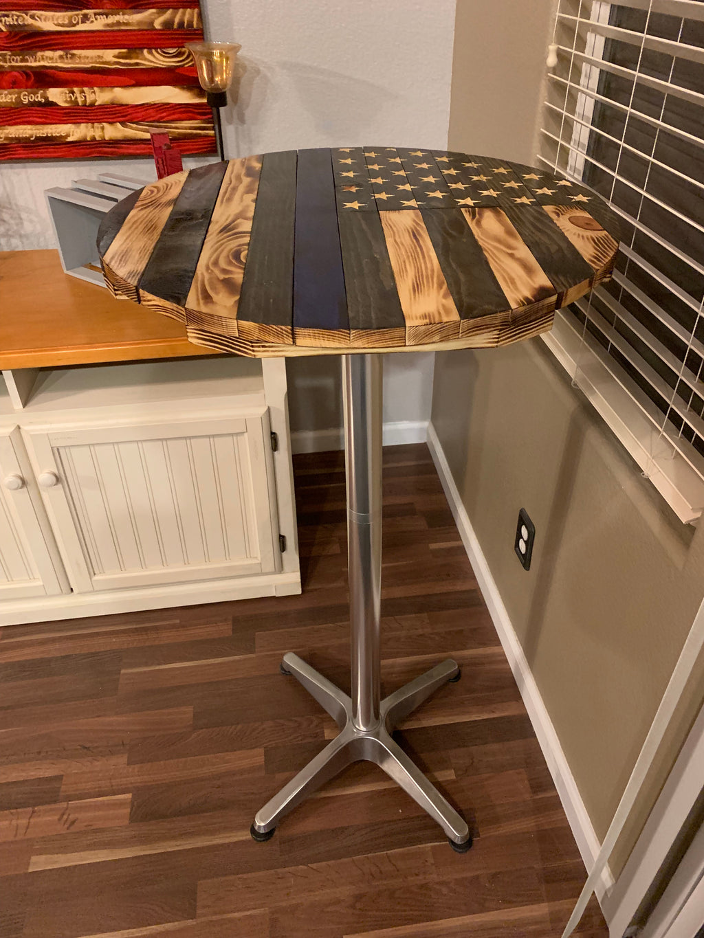 Custom Wood Pub Table