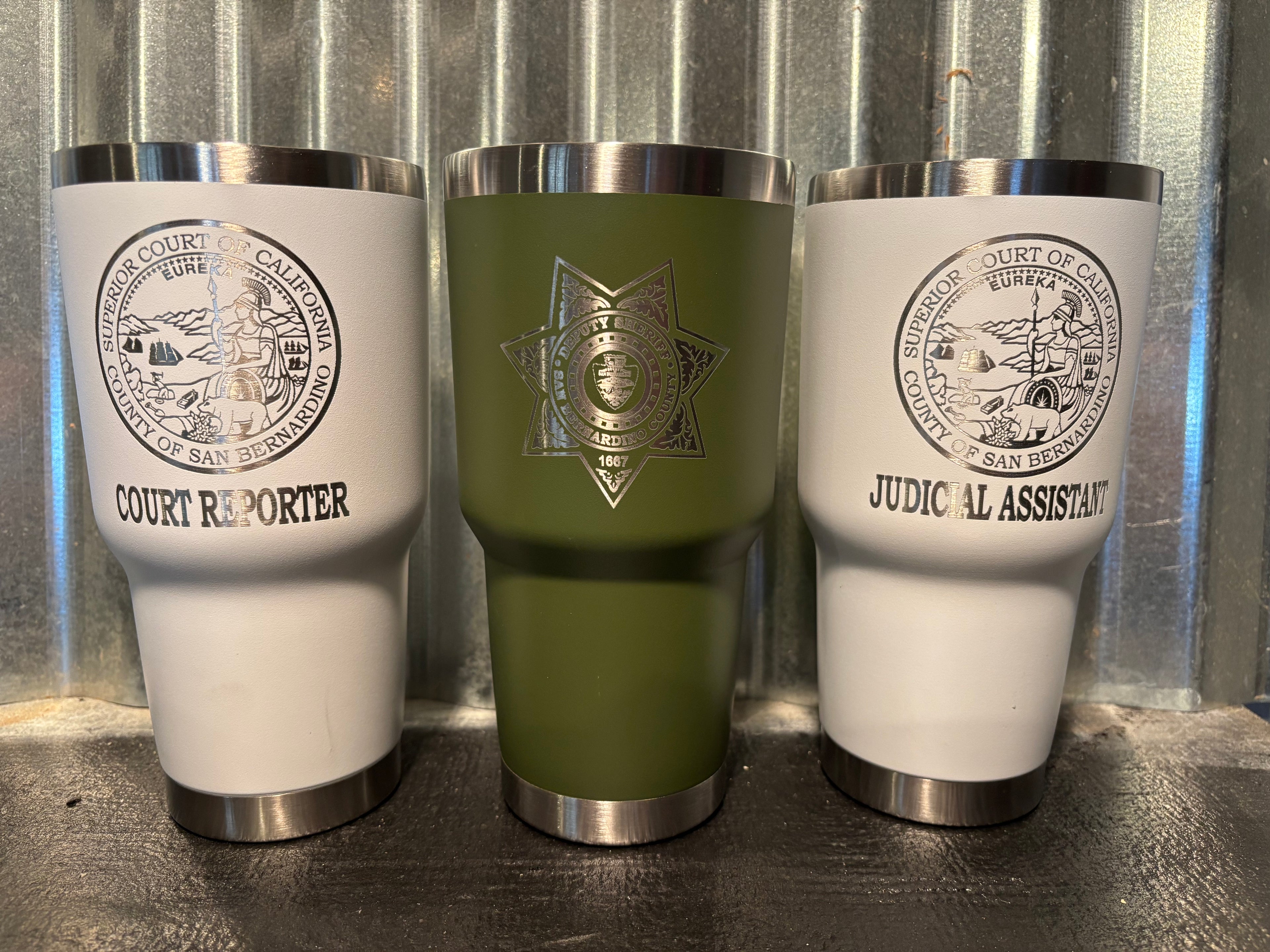 Custom Laser-Engraved Tumblers
