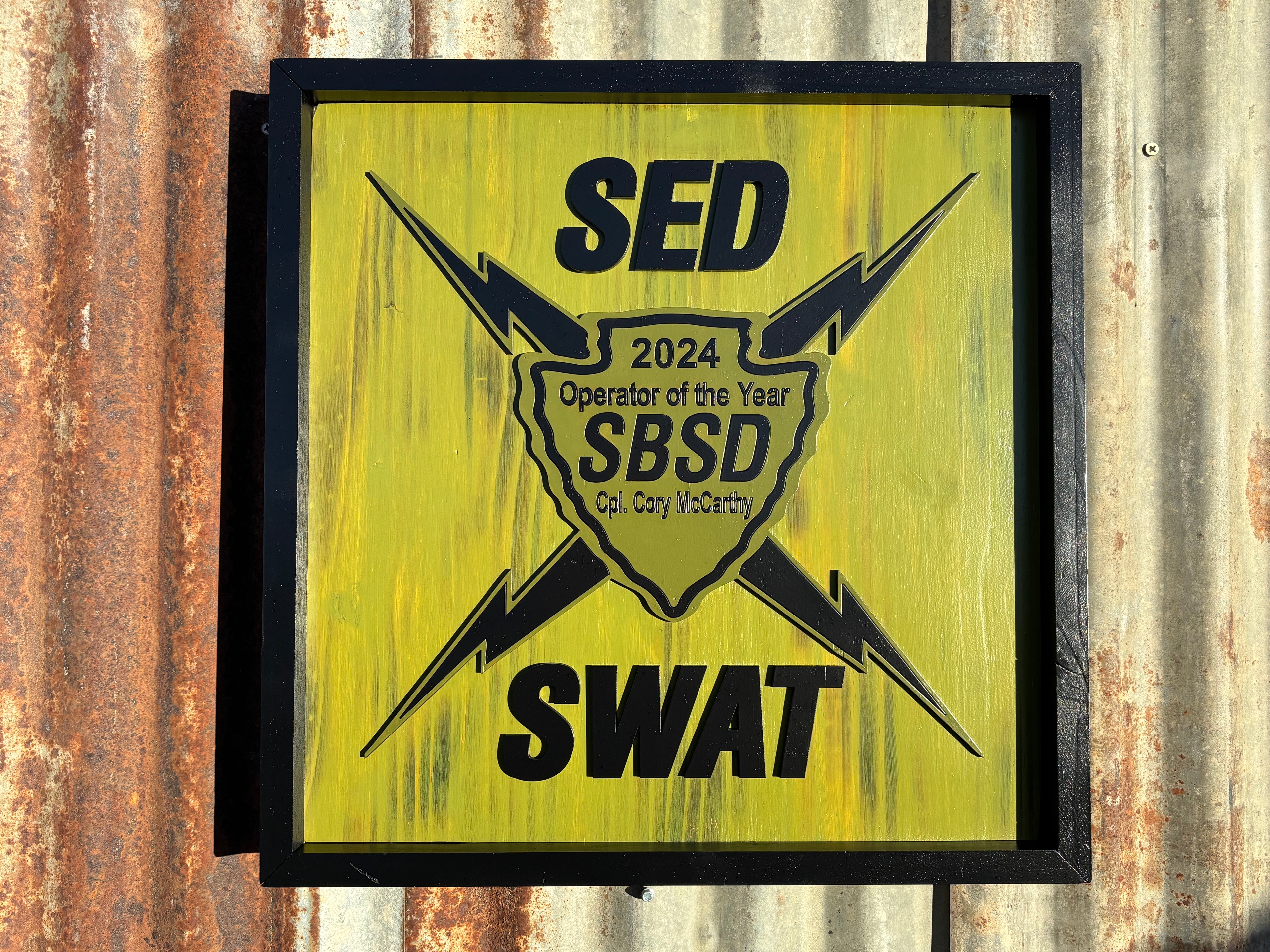 Square wood Framed Pieces