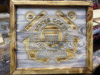 Square wood Framed Pieces