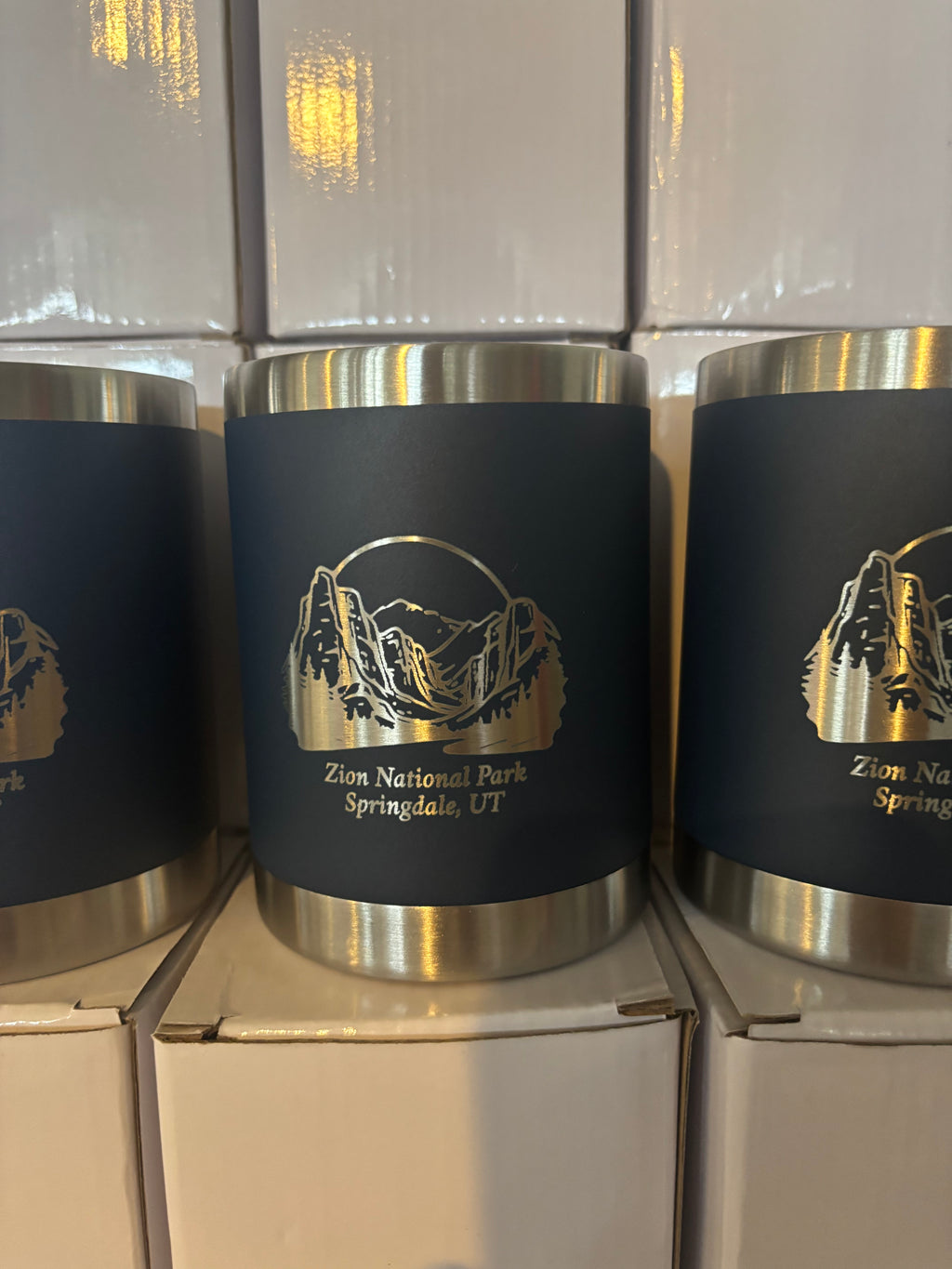 Custom Laser-Engraved Tumblers