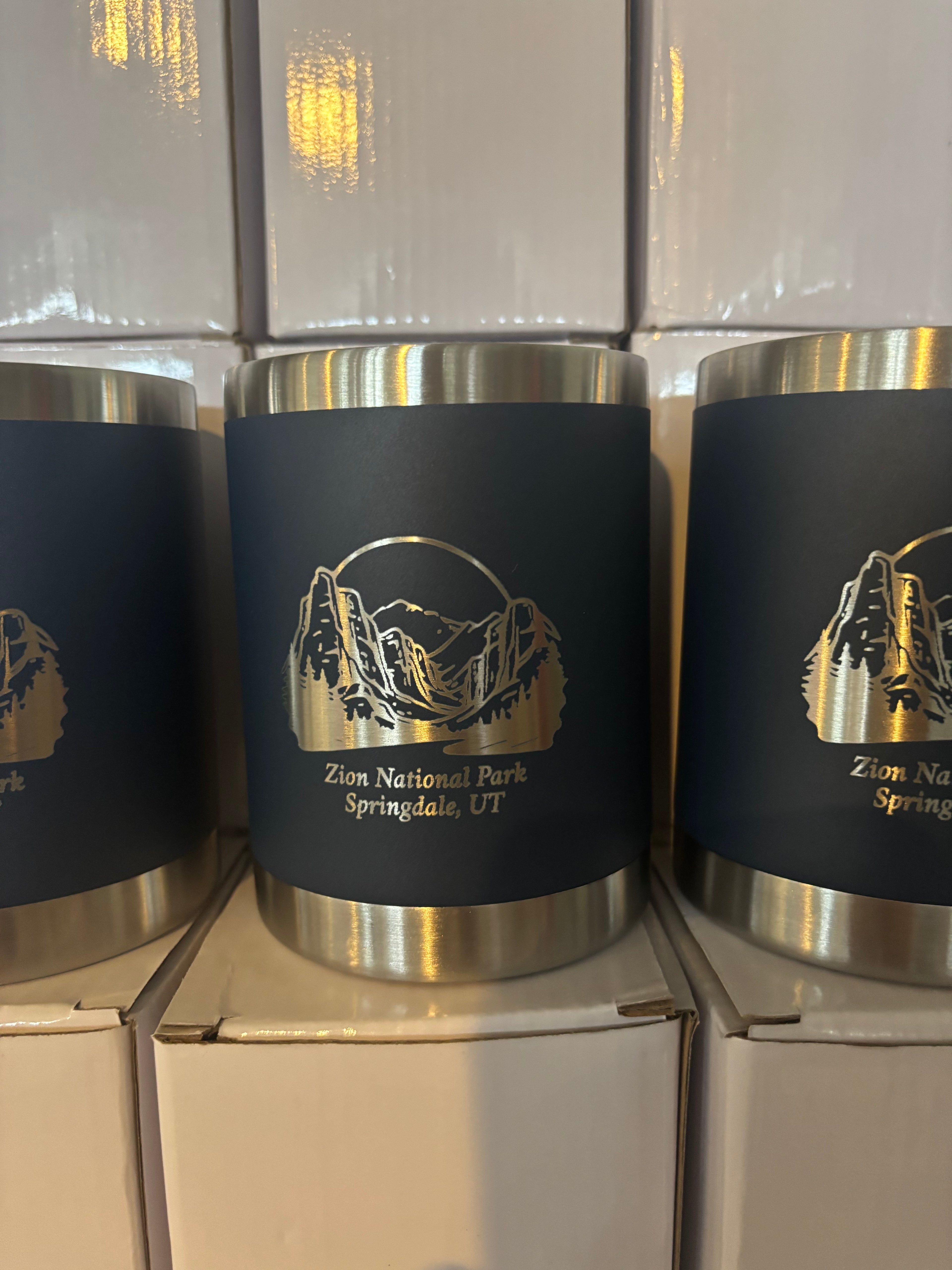 Custom Laser-Engraved Tumblers