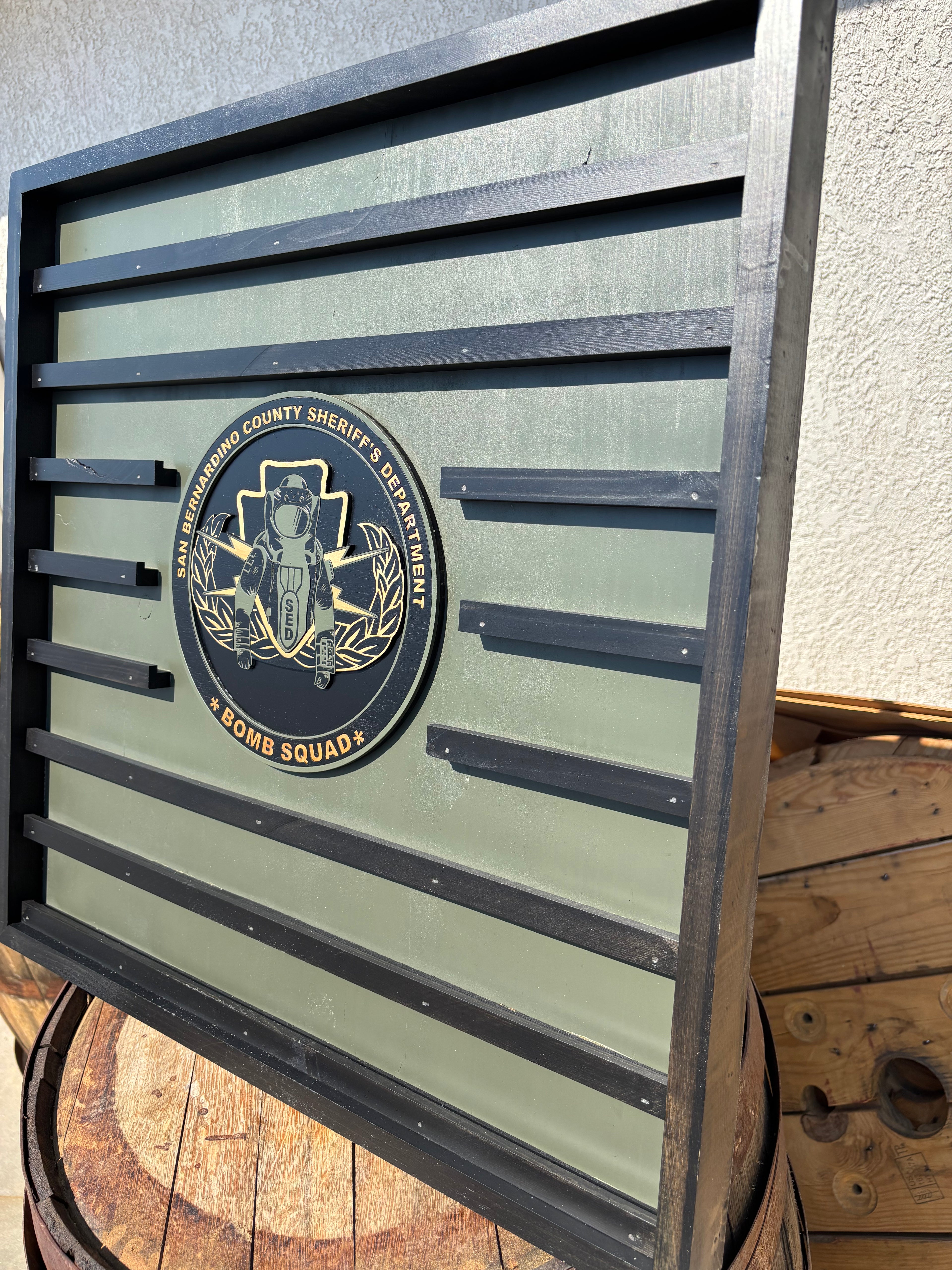 Wood Challenge Coin Displays