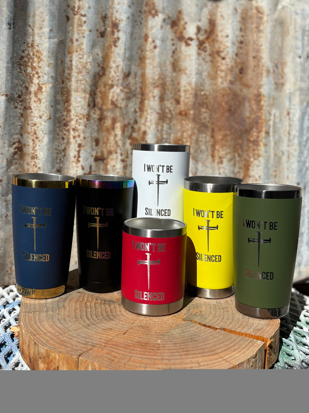 Custom Laser-Engraved Tumblers